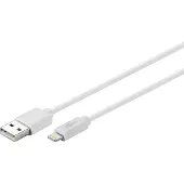 Pro USB-A <-> Lightning - 2m - Hvit