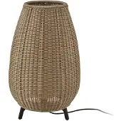 Bover LED-terrasselampe Amphora, 77 cm, grafittbrun/beige