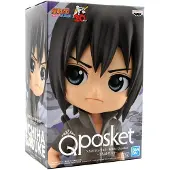 Banpresto Naruto Shippuden Sasuke Uchiha Q Posket-figur 14 Cm