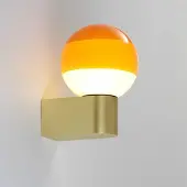 Marset LED-vegglampe Dipping Light A1, oransje/gull