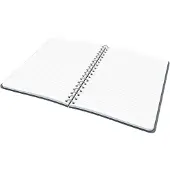 Leitz Cosy - Notisbok - spiralbundet - B5 (176 x 250 mm) - 80 ark / 160 sider - linjert - velvet gray - laminert kartong