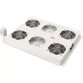Digitus Professional DN-19 FAN-4-SRV - Racktak med 2 vifter - med 4 kjølevifter - lysegrå, RAL 7035 - 19