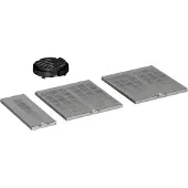 Siemens LZ11BKR11 resirkuleringssett, 4 stk., svart/grå