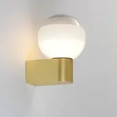 Marset LED-vegglampe Dipping Light A1, hvit/gull