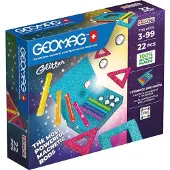 Geomag Magnetsett - Glitter Paneler resirkulert - 22 Deler - - OneSize - Magnetisk leketøy