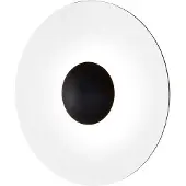 Marset Ginger 42C LED-vegglampe Ø42cm brun/hvit