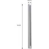 LINDBY Linaro strømskinne, 50 cm, hvit, 1-fase skinne