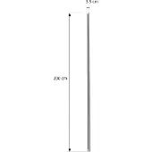 LINDBY strømskinne Linaro, 2 m, hvit, enfaset system