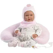Llorens 74102 Dukke baby som gråter Mimi 42 cm med ropute