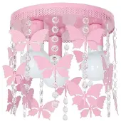 Luminex Hengelampe Serenity med plastskjerm, gull