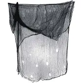 Fiesta Sort gaze stof, 2 x 5 m