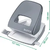 Leitz Hullemaskin 5505 FC 30 ark hvit