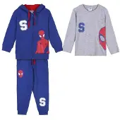 Cerda Spiderman Cotton Brushed Spiderman Treningsdress 3 Stykker