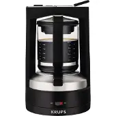 Krups T8 KM468910 - Kaffemaskin - 14 kopper - svart/rustfritt stål