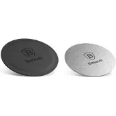 Baseus metallplater for magnetisk bilholder - 2 stk. - Sølv