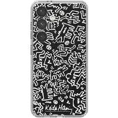 Samsung Keith Haring Flipsuit Card for Galaxy S24 Black, Black