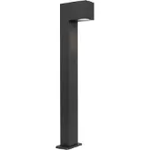 QAZQA Industriell utendørsstående lampe mørkegrå 65 cm IP44 - Baleno