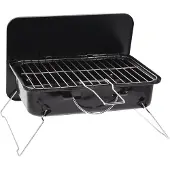 BBQ -grill til camping RANGER 35x25,5 cm svart