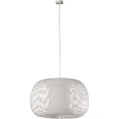ACB ILUMINACIÓN Mirta pendellampe, skjerm laget av akrylstivere, hvit, Ø 45 cm