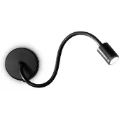 Ideal Lux Focus fleksibel LED-vegglampe, svart