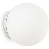 Ideal Lux vegglampe Mapa, Ø 30 cm, E27, hvit, glass, kule