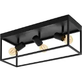 Eglo SILENTINA taklampe 3xE27 sort