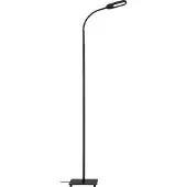 Briloner LED-gulvlampe Office Step, dimbar, svart