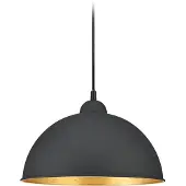 TRIO Jimmy hengelampe for DUOline, svart-gull, E27