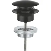 GROHE Push-Open bundventil plast mat sort