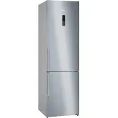 Siemens iQ500 KG39NAIBT kombiskap 363 L klasse B 60 cm rustfritt stål