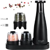 Adler Ad 4449 Usb Elektrisk Salt-og Pepperkvern