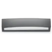Ideal Lux utendørs vegglampe Andromeda, antrasitt, bredde 45 cm
