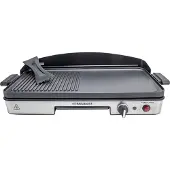 Rommelsbacher BBQ 2003 - Grill - elektrisk - 1250 kvadratcentimeter - rustfritt stål / svart