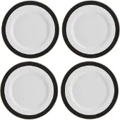 MIKASA Luxe Deco 27 Cm Flat Tallerken 4 Enheter