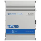 Teltonika TSW200 - Switch - DIN-skinnemonterbar - PoE+ (240 W)