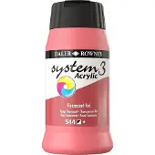 Daler Rowney System3 500 ml Fluorescent Red