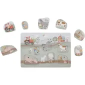 Little Dutch Puslespill m. Lyd - Tre - 7 Brikker - Liten Farm - - OneSize - Puslespill