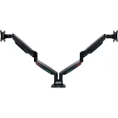 Kensington SmartFit One-Touch høydejusterbar dual skjermholder, svart
