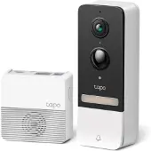 TP-LINK Tapo D230S1 videoringeklokkesett 5 MP 2560 x 1920 svart/hvit