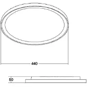 Brumberg taklampe Sunny Midi, DALI, 3 000K, svart