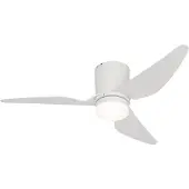QAZQA Takvifte hvit 123 cm inkl. LED dimbar med fjernkontroll - Patty
