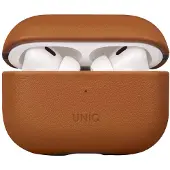 Uniq Terra-etui i ekte lær til Apple AirPods Pro 2, brun/toffee brown
