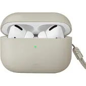 Uniq Lino silikondeksel for AirPods Pro 2nd gen (2022/2023), beige/elfenben