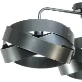 Domiluce Taklampe Tornado, antrasitt, 60 cm, 3 lyskilder