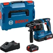 Bosch Professional Gbh18v-22+2x4ah+gal18v-40+l-boxx136 Slagboremaskin