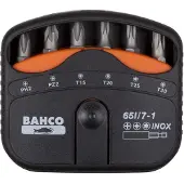 Bahco 1/4´´ Phillips/pozidriv/torx Skrutrekkerbitssett 7 Enheter