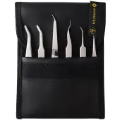 Bernstein 5-050, Rustfritt stål, Rustfritt stål, Flat, Konisk, Buet, Rett, 6 stk