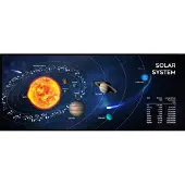 Gembird MP-SOLARSYSTEM-XL-01 - Musematte - ekstra stor - cosmos - svart