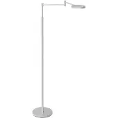 Steinhauer LED-gulvlampe Soleil, stålfarget, metall, dimmer