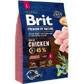 Brit by Nature Junior Large Breed med kylling - Økonomipakke: 2 x 3 kg
